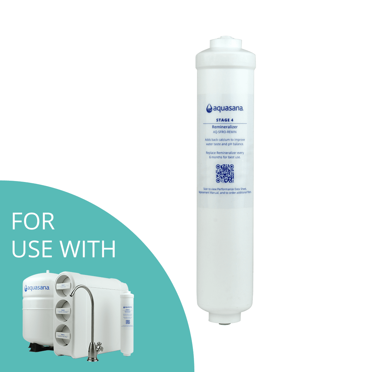 Aquasana SmartFlow™ Reverse Osmosis Stage 4 Remineralizer Replacement - AQ-SFRO-REMIN