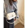 thumbnail image 2 of Women's Classic Flap Shoulder Bag Crossbody Purse with Metal Lock Closure, 2 of 8