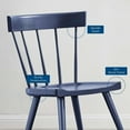 thumbnail image 7 of Modway Sutter 18" Spindle Back Modern Wood Dining Side Chair in Midnight Blue, 7 of 7