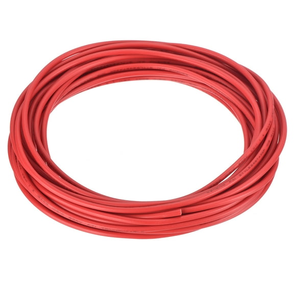 18AWG Wire 18 Gauge Stranded Wire Hookup Wire, UL1015 Tinned Copper Wire 7.5m/25ft Red