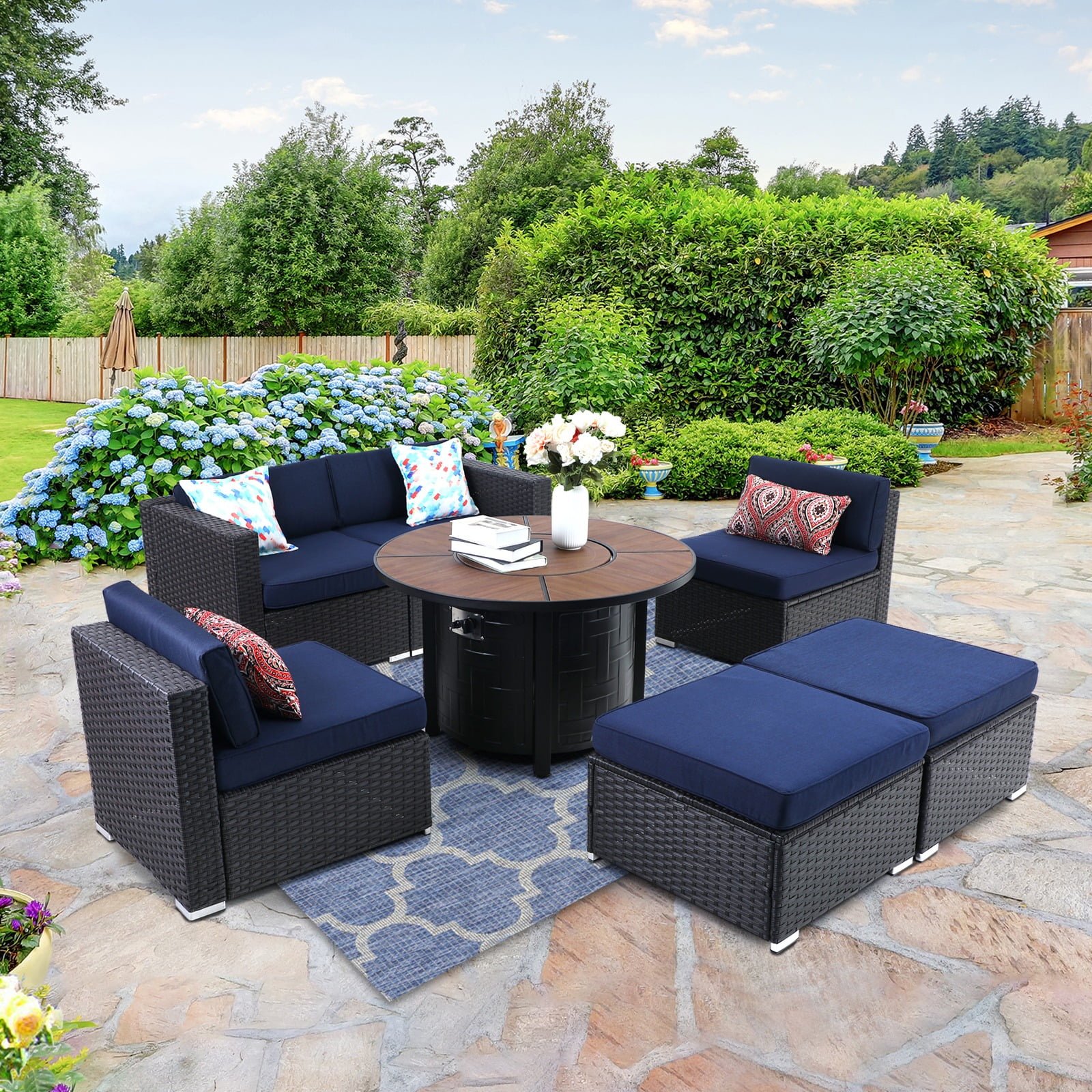 fire pit garden sofa