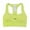 yellow, variant on Reebok Womens Textured Sports Bra, Yellow, X-Small