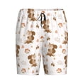 thumbnail image 3 of Picia Fall Squirrel Pajama Shorts for Men, Men's Pajama Bottoms, Sleepwear,Short Pajama Pants-XX-Large, 3 of 9