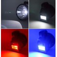 thumbnail image 3 of Accesorios para faros delanteros Reflector de luz potente, lámpara LED portátil para exteriores, linterna de largo alcance recargable por USB, luz de advertencia roja y azul (modelo LED de parche gra, 3 of 4