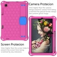thumbnail image 3 of Dteck Rugged Case for Lenovo Tab M10 FHD Plus 2nd Gen X606F/Tab M10 HD 2020 X306/Tab K10 X6C6 2021, Heavy Duty Shockproof Stand Case with Removable Shoulder Strap/Flexible Handle Strap - Rose + Blue, 3 of 6