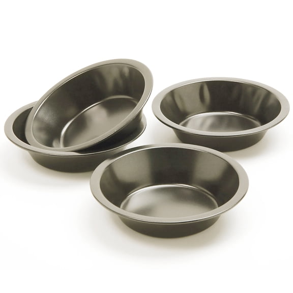 Norpro Nonstick Mini Pie Pans, Set of 4, 5" x 5" x 1.25ʺ, Silver