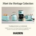 thumbnail image 5 of Haden Heritage 1.7 Liter Stainless Steel Electric Tea Kettle, Turquoise - 75004, 5 of 9
