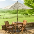 thumbnail image 2 of Plow & Hearth Eucalyptus Folding Bistro Chairs, Set of 2, 2 of 3