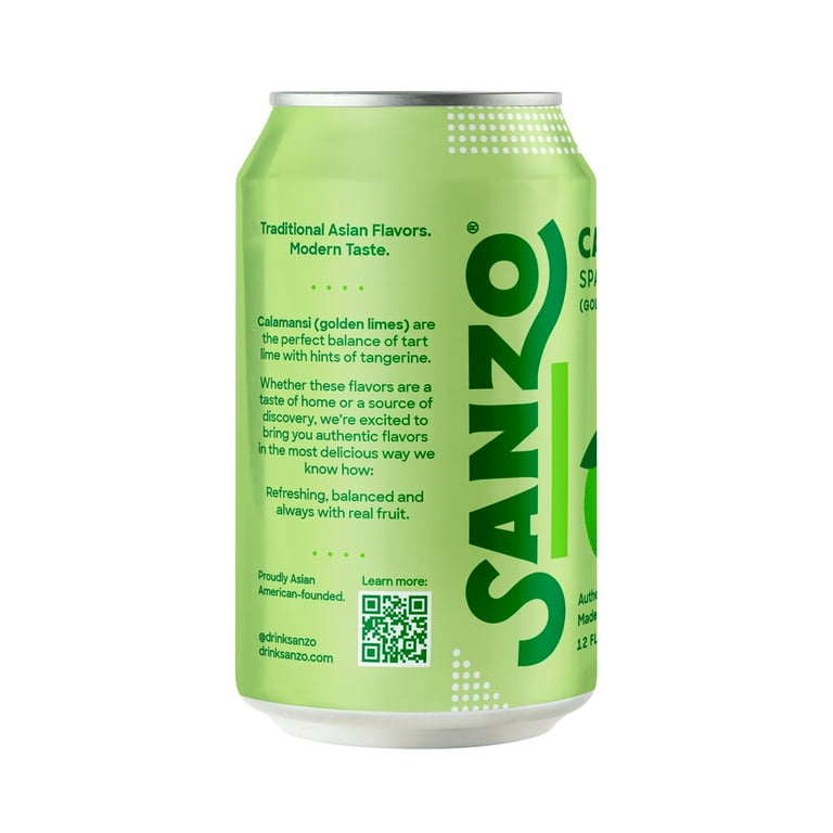 Sanzo Calamansi Golden Lime Sparkling Water, No Artificial Flavors