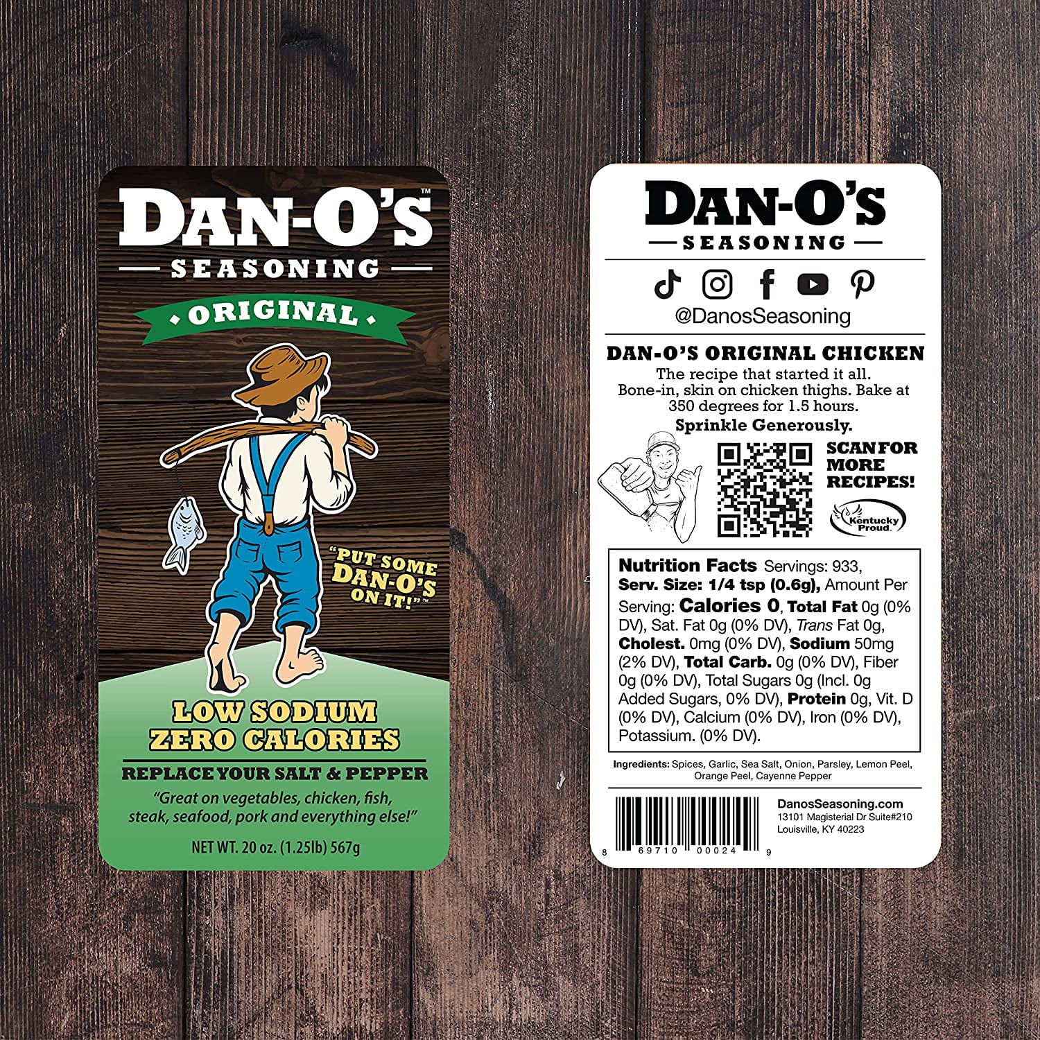 DAN-O'S Dan-O's Large 2 Bottle Combo - Original & Spicy Seasoning  DOS20-GP-2Pk - The Home Depot