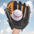 thumbnail image 4 of Guantes gruesos de béisbol para entrenamiento de deportes al aire libre, equipo de práctica de Softball para niños y adultos, 12,5 pulgadas, 4 of 5