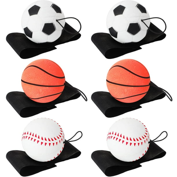 Pelota Skylety para devolver la muñeca, 6 piezas, para fiestas infantiles
