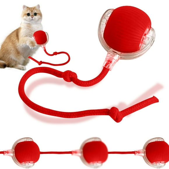 Jouets Interactifs pour Chats Balle Roulante, Jouets Intelligents pour Chiens, Jouet Électrique pour Chat Balle Rechargeable