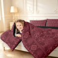 thumbnail image 3 of Homewish Vintage Tree Of Life Queen Comforter Set,Rustic Western Aztec Comforter Sets Queen,Red,Black Reversible,3-Piece,1 Comforter and 2 Pillowcases, 3 of 7