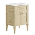 thumbnail image 2 of Modway Elysian 24" Wood Bathroom Vanity in White Burl, 2 of 10