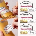 thumbnail image 5 of Squeeze Condiment Bottle, 5 Hole Nozzle Black, 1 Piece Clear Measurable Squeeze Bottle, For Ketchup Salad Dressing Sauce BBQ Camping Kitchen Outdoor Picnic, 5 of 6