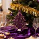 thumbnail image 4 of Ornamento Navideño, Adornación Para Árbol Navideño, Festivo Hogar Fiesta, Dibujado a Mano, Acero Inoxidable, Base de Madera, Para Salón, 20 pulgadas, Colores Vibrantes, Aesthetic Christmas, 4 of 9