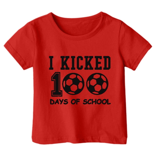 PMVFHDE Hauts pour Filles Grande Taille Hauts pour Filles T-Shirts pour Filles T-Shirts Graphiques Garçons et Filles Mode Décontractée Imprimé Col Rond Manches Courtes T-Shirt Haut Rouge, 12-13 Ans
