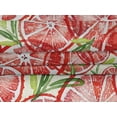 thumbnail image 5 of oneOone Velvet Red Fabric Leaves & Lemon Sewing Material Print Fabric By The Yard 58 Inch Wide, 5 of 5