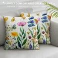 thumbnail image 3 of Spring Pillow Cover Floral Decoration Holiday Farmhouse Pillow Case Decor for Home Sofa Couch, 3 of 5