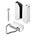 thumbnail image 3 of Prime Line Products Hanger/Latch Screen 7/16In Wht PL 7847, 3 of 4