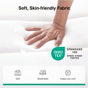 Novilla Snowfall 12 inch Queen size Mattress in a Box, Hybrid Medium Support Mattresses, Pocket Spring and CertiPUR-US, Pressure Relief & Motion Isolation