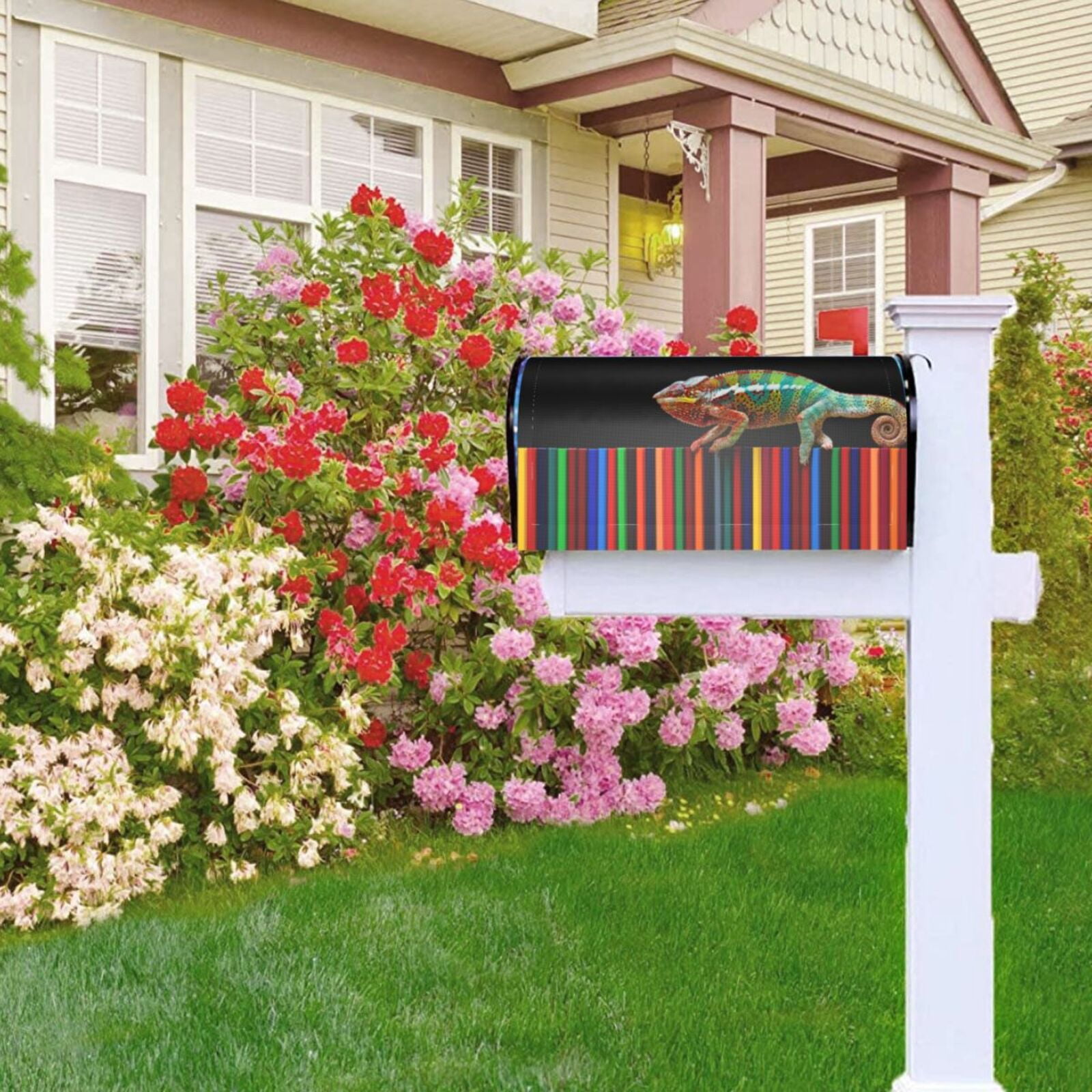 Kdxio Magnetic Mailbox Cover 21x18 in Mailbox Cover Outdoor Decoration Holiday Mailbox Covers for Home Garden Yard-21x18 in