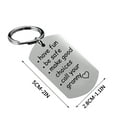 thumbnail image 3 of Awdenio Be Safe, Make Good Choices and Call Your Grandma/Grandpa Keychain, 3 of 3