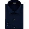 Kenneth Cole Reaction Men's the Flex Slim Fit Wrinkle Free Dress Shirt Blue Size 17.5