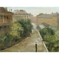 thumbnail image 3 of Cecil van Haanen 14x12 Black Modern Framed Museum Art Print Titled - View from the Artist's Apartment to the Palais Coburg, 3 of 5