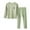 0-Light Green1572, variant on WOYY Girls Thermal Underwear Base Layer Long Sleeve Top Pants Loungewear Set Sleepwear Set Kids 2Pcs Set, Sizes 3-4
