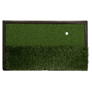 2pcs Golfs Turf Mats Practical Golfs Grass Mat for Indoor Golfs Hitting Pads  