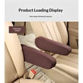 thumbnail image 2 of Cloth Fabric Armrest Cover Semi-Universal Fit, Seat Armrest Covers Arm Rest Cover Replacement Fabric One Pair（khaki）, 2 of 5