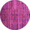 thumbnail image 1 of Ahgly Company Indoor Round Persian Purple Traditional Area Rugs, 8' Round, 1 of 4