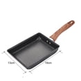thumbnail image 2 of Japanese Tamagoyaki Omelet Pan / Egg Pan - Non-Stick Coating - Rectangle Mini Frying Pan, 2 of 5