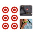thumbnail image 2 of Miangastore Raquettes de Tennis en Silicone Amortisseurs Joueurs de Tennis Rouges 6 Pcs, 2 of 9