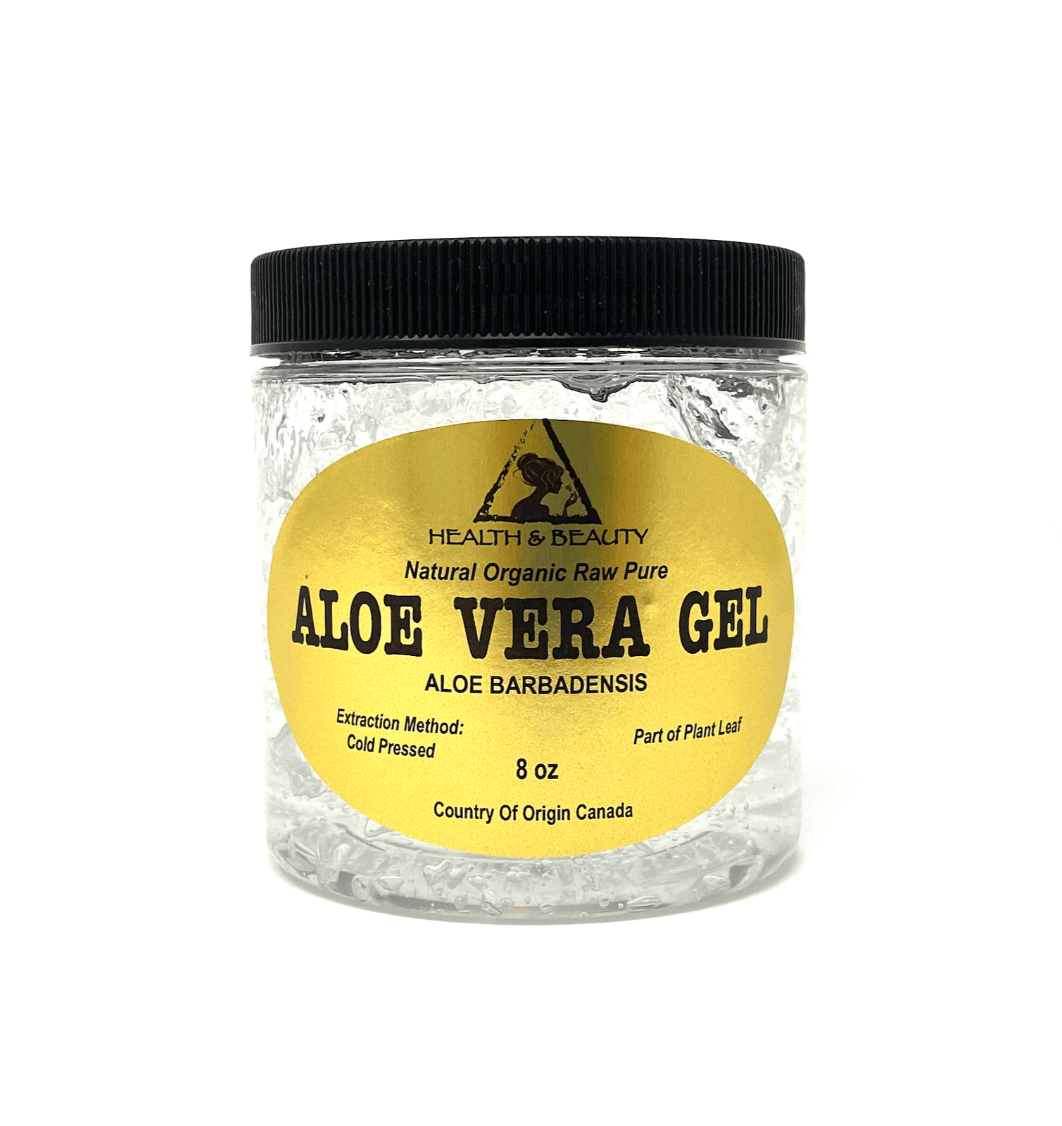 Aloe vera gel organic cold pressed natural moisturizer 8 oz