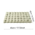 thumbnail image 3 of Pet Bed Mat, Ultra Soft Fuzzy Bubble Flannel, 1 Pack Washable Non Slip 39.4 inch x 27.6 inch Plush Cushion, for Dogs Cats Small Medium Large Pets Indoor Sleeping Resting Travel Use, 3 of 6