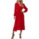 thumbnail image 3 of Vestidos de primavera para las mujeres 2024 vestido boho casual color sólido manga media gran swing vestido de cintura alta vestidos de novia de verano, 3 of 5