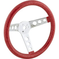 11-1/2 Inch Red Metalflake Steering Wheel3-1/2 Inch