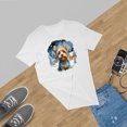 thumbnail image 5 of Hello Winter Yorkshire Terrier Welcome Snowy Night Watercolor Vintage Shirt T-shirt Unisex Merch Yorkie Dog Lover Gifts - 01011, 5 of 6