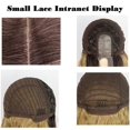 thumbnail image 5 of Gradient Gold Long Small Curly Wig for Women Themed Party Costume Wig Props for Wedding Birthday, 5 of 5