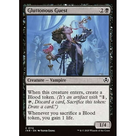MtG Innistrad Remastered Common Gluttonous Guest #112