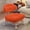 Orange, variant on VANLOFE Backrest Rolling Stool with Brakes, Roller Chair Heavy Duty Rolling Stools with Wheels for Home Office Garage Mechanic Flooring Cleaning, 19.68*13.77*12.59in