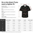 thumbnail image 3 of Yiaed Neon Dinosaur Print Hawaiian Shirt for Men Short Sleeve Button Down Shirts Beach Shirts for Men-Medium, 3 of 5