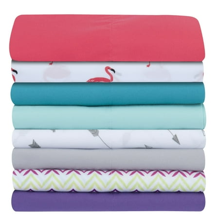 Your Zone Microfiber Sheet Set Multiple Colors Walmart Com