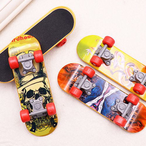 9 Finger Skateboard Fingerboard Skate Board Kids Table Deck Mini Toy Gift