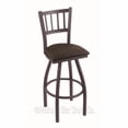 thumbnail image 4 of 810 Contessa 30" Swivel Bar Stool with Black Wrinkle Finish and Rein Coffee Seat, 4 of 7