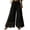 4# Black, variant on Womens Y2K Lace Trim Hem Long Bloomers Elastic Mid Rise Ruffle Pantaloons Cropped Flared Slips Pants Pajama Bottoms Blue 2XL