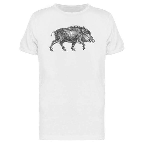 Realistic Bore Design T-Shirt Men -Image by Shutterstock, Male 3X-Large